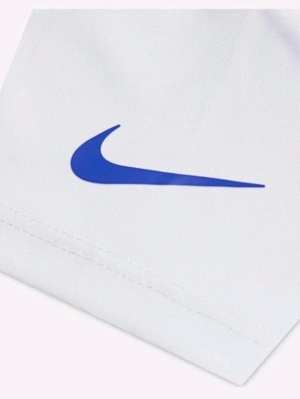 Nike Kids White & Blue Dri-FIT Swoosh T-Shirt & Shorts Set - Picture 2 of 4